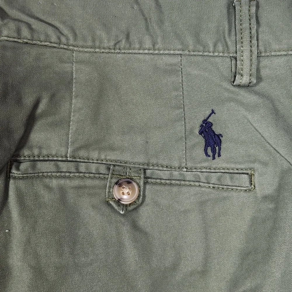 Polo Ralph Lauren Men's Stretch Chino Straight Fit‎ Pants Olive Green 32x34 New